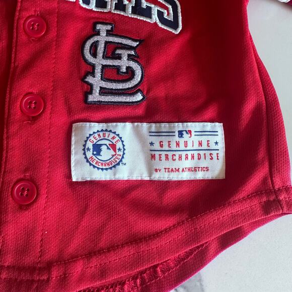 St. Louis Cardinals Jersey - Size 12 Months - Red - Picture 2 of 6